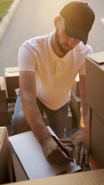 Move planning materials and logistics coordination for a relocation